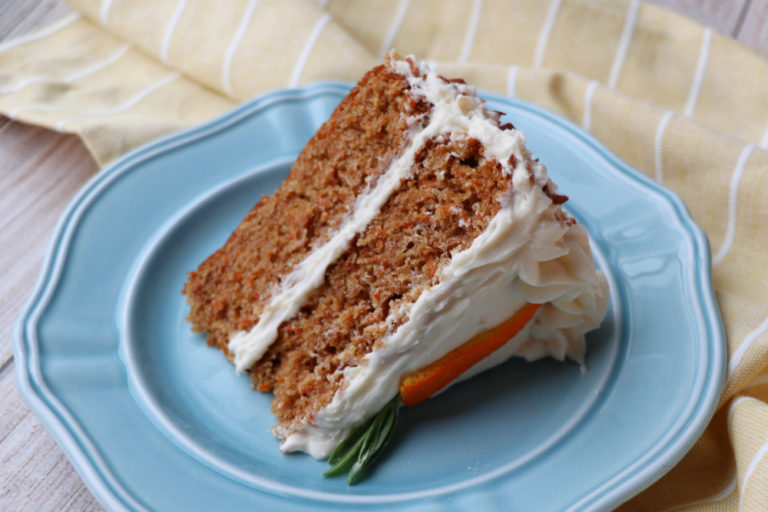 Sourdough Carrot Cake with Sour Cream Frosting (Easy one bowl method